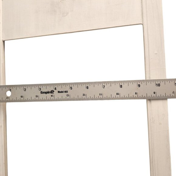 White Wooden Wall-Mounted Planter Frame With Rectangular Box For Indoor/Outdoor - Picture 5 of 14